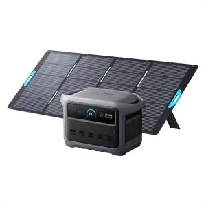 imageAnker SOLIX C1000 Gen 2 Portable Power Station 2000W Peak 3000W Solar Generator Full Charge in 49 Min 1024Wh LiFePO4 Battery for Home Backup Power Outages and Camping Optional Solar PanelAnker SOLIX C1000 Gen2 with 400W Solar Panel