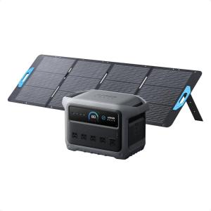 imageAnker SOLIX C1000 Gen 2 Portable Power Station 2000W Peak 3000W Solar Generator Full Charge in 49 Min 1024Wh LiFePO4 Battery for Home Backup Power Outages and Camping Optional Solar PanelAnker SOLIX C1000 Gen2 with 200W Solar Panel