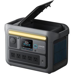 imageAnker SOLIX C800 Portable Power Station 1200W Peak 1600W Solar Generator Full Charge in 58 Min 768Wh LiFePO4 Battery for Outdoor Camping RVs Road Trip and Power Outages Optional Solar PanelAnker SOLIX C800