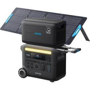 imageAnker SOLIX F2600 Portable Power Station 2400W Peak 3600W Solar Generator GaNPrime Battery Generators for Home Use 2560Wh LiFePO4 Power Station for Outdoor Camping and RVs Solar Panel OptionalAnker SOLIX F2600200W Solar Panel