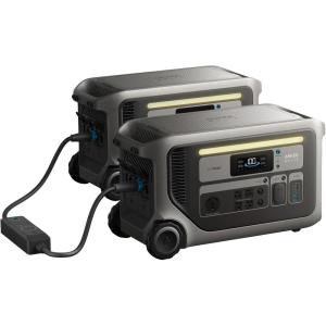 imageAnker SOLIX F3000 Portable Power Station with Home Backup Kit 3072Wh 6000W Recharging Generator for Home Use Expandable to 24kWh Works with Generator For Outages Camping RVs and EmergenciesAnker SOLIX F30002Double Voltage Hub