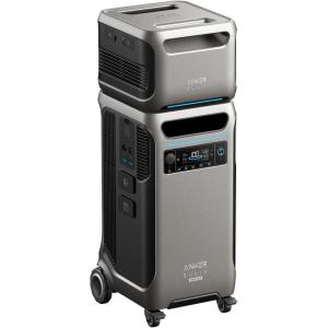 imageAnker SOLIX F3800 Plus Portable Power Station Upgraded Version with 400W Solar Panel 3840Wh 3200W Solar Input Generators for Home Use Works with Generator For Power Outages and EmergenciesAnker SOLIX F3800 PlusExpansion Battery