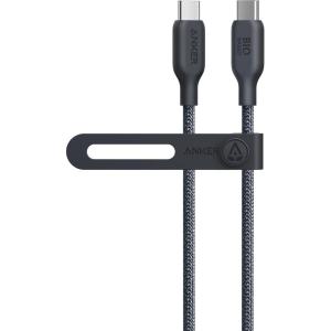 imageAnker USB C Cable 240W BioBraided Type C Fast Charge Cord for iPhone 1717 Pro MacBook Pro 2020 iPad Proand MoreUSB 20 10FT Ice Lake BlueBlack