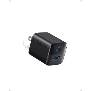 imageAnker USB C Charger Block 33W 2 Port Compact Charger with Foldable Plug for iPhone 1716 Series Galaxy and More Cable Not Included WhiteBlack
