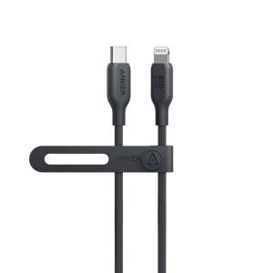 imageAnker USB C to Lightning Cable 6FTMFi Certified BioBased Charging Cord for iPhone 14 Seriesand MoreUSB 20PurpleBlack