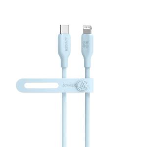 imageAnker USB C to Lightning Cable 6FTMFi Certified BioBased Charging Cord for iPhone 14 Seriesand MoreUSB 20PurpleBlue