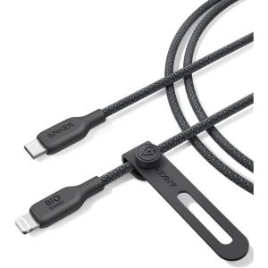 imageAnker USB C to Lightning Charging Cable 541 Organic Nylon Charging CableMFi Certifiedfor iPhone 14 PlusPro Max 13 Pro 12 11 X XS XRBlack