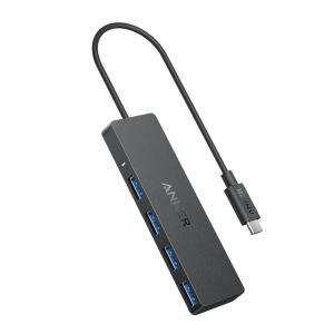 imageAnker USB Hub 4 Ports Multiple USB 30 Hub USB Splitter for Laptop Extender for A Port Laptop PC Desktop and More Charging Not Supported2ft USBA07 ft