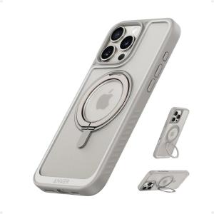 imageAnker Ultra Magnetic for iPhone 16 Pro Max Case with Sturdy 360 Ring Stand MilitaryGrade Shockproof iPhone 16 Pro Max Kickstand Compatible with MagSafeBlackTitanium