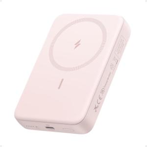imageAnker Zolo Magnetic Power Bank Compact 10000mAh Wireless Portable Charger with 30W Max Fast Charging SkinFriendly and Durable Battery Pack for iPhone 161514 Series AirPods and MorePink