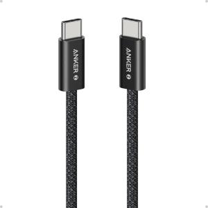imageAnker Zolo USB C to USB C Cable Braided and DirtFree TypeC Fast Charging Cable Slim Connector for iPhone 17 Series MacBook 240W Black 6FTBlack