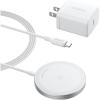 imageAnker MagSafe Charger Pad MagGo iPhone 16 Wireless Charging Pad Qi2 Certified 15W Wireless Charger Compatible with iPhone 1616 Plus16 Pro16 Pro Max15141312 Series USBC Adapter IncludedWhite