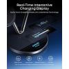 imageAnker Prime MagSafe Charger Compatible 3in1 Charging Station Qi2 25W Certified Wireless Charger Dock Stand Smart Display with TEC Active Cooling for iPhone 17 Apple Watch AirPods WhitePhantom Gray