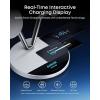 imageAnker Prime MagSafe Charger Compatible 3in1 Charging Station Qi2 25W Certified Wireless Charger Dock Stand Smart Display with TEC Active Cooling for iPhone 17 Apple Watch AirPods WhiteWhite