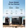 imageAnker SOLIX C1000 Portable Power Station with 100W Solar Panel 1800W Solar Generator 1056wh LFP LiFePO4 Battery 6 AC Outlets Up to 2400W for Home Power Outages and Outdoor Camping400W Solar PanelSOLIX C1000