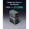 imageAnker SOLIX C1000 Portable Power Station with 100W Solar Panel 1800W Solar Generator 1056wh LFP LiFePO4 Battery 6 AC Outlets Up to 2400W for Home Power Outages and Outdoor CampingWaterResistant BagSOLIX C1000