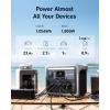 imageAnker SOLIX C1000 Portable Power Station with 100W Solar Panel 1800W Solar Generator 1056wh LFP LiFePO4 Battery 6 AC Outlets Up to 2400W for Home Power Outages and Outdoor CampingPS 100X Solar Panel SOLIX C1000