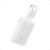 imageAnker Zolo Power Bank 2025 Upgraded Version 45W Max Fast Charging 20000mAh Battery Pack Dual Builtin USBC Cables USBCampA Port for iPhone 1716 Series Galaxy MacBook and MoreWhite