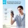 imageAnker Zolo Power Bank 2025 Upgraded Version 45W Max Fast Charging 20000mAh Battery Pack Dual Builtin USBC Cables USBCampA Port for iPhone 1716 Series Galaxy MacBook and MoreBlack