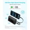 imageAnker Zolo Power Bank 2025 Upgraded Version 45W Max Fast Charging 20000mAh Battery Pack Dual Builtin USBC Cables USBCampA Port for iPhone 1716 Series Galaxy MacBook and MoreBlack