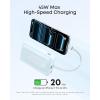 imageAnker Zolo Power Bank 2025 Upgraded Version 45W Max Fast Charging 20000mAh Battery Pack Dual Builtin USBC Cables USBCampA Port for iPhone 1716 Series Galaxy MacBook and MoreBlue