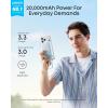 imageAnker Zolo Power Bank 2025 Upgraded Version 45W Max Fast Charging 20000mAh Battery Pack Dual Builtin USBC Cables USBCampA Port for iPhone 1716 Series Galaxy MacBook and MoreBlue