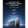 imageAnker SOLIX E10 with 2x 440W Solar Panel Extra Battery 12kWh Expandable to 90kWh 10kW Turbo Output 9kW Solar Input GeneratorReady NEMA 4E10Power Dock