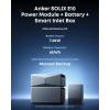 imageAnker SOLIX E10 with 2x 440W Solar Panel Extra Battery 12kWh Expandable to 90kWh 10kW Turbo Output 9kW Solar Input GeneratorReady NEMA 4E10Smart Inlet Box
