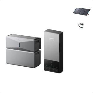 imageAnker SOLIX E10 with 2x 440W Solar Panel Extra Battery 12kWh Expandable to 90kWh 10kW Turbo Output 9kW Solar Input GeneratorReady NEMA 4E10Power Dock