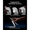 imageAnker Prime 3in1 Charging Station AirCool Wireless Charger Qi2 25W Certified PalmSized Foldable MagSafe Charger Compatible with iPhone 17 Apple Watch AirPods NonBattery with AdapterRadiant White