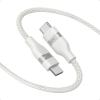 imageAnker Nano USB C Cable 240W Flexible MultiColor Braided Cord Fast Charging Type C Charger for iPhone 17 Series MacBook Pro and More Black 10ftWhite