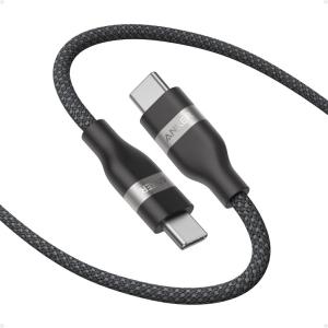 imageAnker Nano USB C Cable 240W Flexible MultiColor Braided Cord Fast Charging Type C Charger for iPhone 17 Series MacBook Pro and More Black 10ftBlack