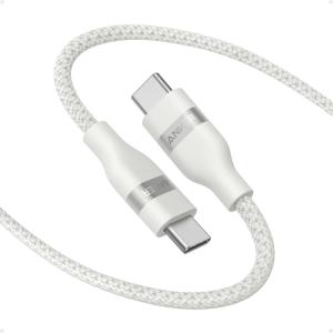 imageAnker Nano USB C Cable 240W Flexible MultiColor Braided Cord Fast Charging Type C Charger for iPhone 17 Series MacBook Pro and More Black 10ftWhite