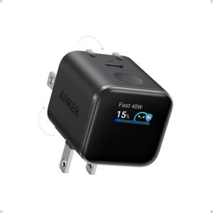 imageAnker Smart Display Charger Anker Nano USB C Charger Block 45W Max GaN Phone Charger180 Foldable PlugSmart RecognitionBuiltin Care Modefor iPhone171615NonBatteryOne USBC PortNo CableBlack