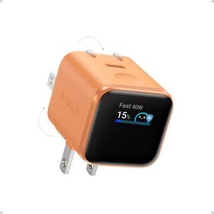imageAnker Smart Display Charger Anker Nano USB C Charger Block 45W Max GaN Phone Charger180 Foldable PlugSmart RecognitionBuiltin Care Modefor iPhone171615NonBatteryOne USBC PortNo CableOrange