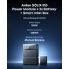 image:imageAnker SOLIX E10 Smart Inlet Box and Extra Battery 12kWh Expandable to 90kWh 10kW Turbo Output Manual Backup Reduce Bills NEMA 4 amp 3R Up to 12Month 0 APRE10B6000 BatterySmart Inlet Box