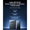 image:imageAnker SOLIX E10 Smart Inlet Box and Extra Battery 12kWh Expandable to 90kWh 10kW Turbo Output Manual Backup Reduce Bills NEMA 4 amp 3R Up to 12Month 0 APRE10B6000 BatteryPower Dock
