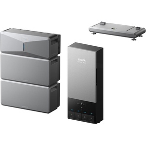 image:imageAnker SOLIX E10 Smart Inlet Box and Extra Battery 12kWh Expandable to 90kWh 10kW Turbo Output Manual Backup Reduce Bills NEMA 4 amp 3R Up to 12Month 0 APRE10B6000 BatteryPower Dock