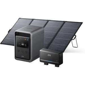 image:imageAnker SOLIX S2000 Portable Power Station 1500W Solar Generator for Home Use Up to 35Hr Fridge Backup 2010Wh LFP Battery for Emergencies Power Outages Camping Solar Panel Optional400W Bifacial Solar PanelAlternator ChargerSOLIX S2000