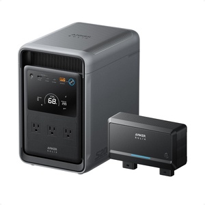 image:imageAnker SOLIX S2000 Portable Power Station 1500W Solar Generator for Home Use Up to 35Hr Fridge Backup 2010Wh LFP Battery for Emergencies Power Outages Camping Solar Panel OptionalAlternator ChargerSOLIX S2000